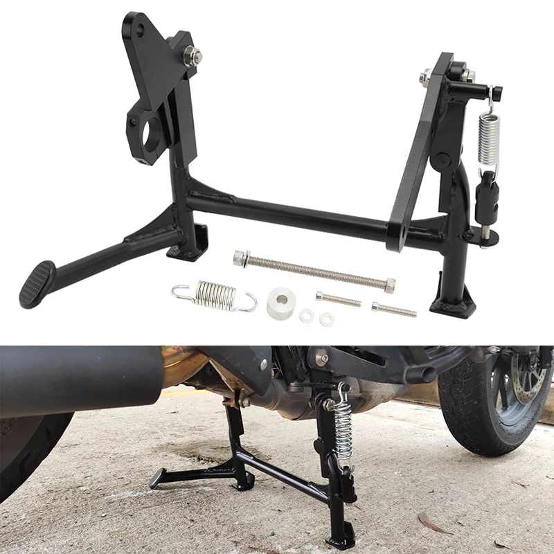 Motorcycle Center Stand Kickstand for Honda Rebel CMX300 CMX500 2017-2023, Heavy Duty Middle Parking Stand with Mounting Kit