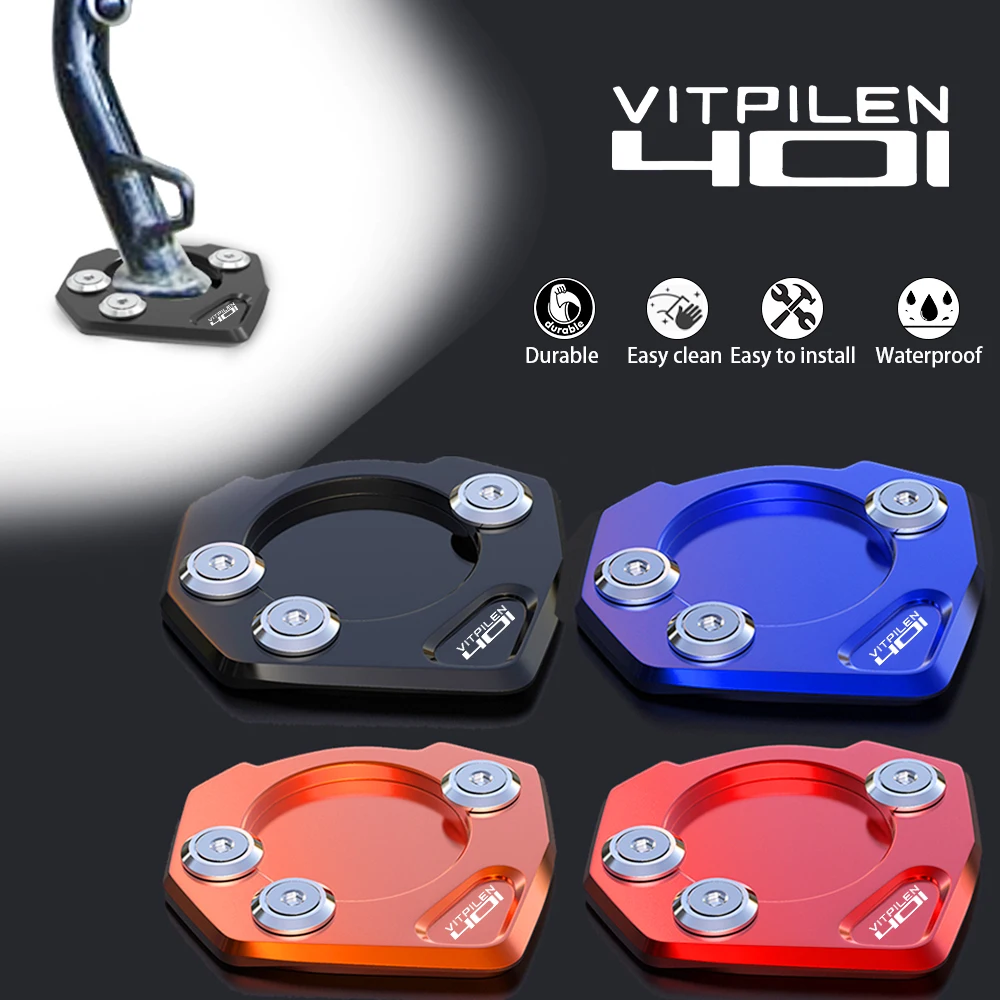 FOR Husqvarna Svartpilen 401 Vitpilen 401 2018-2024 Motorcycle CNC Kickstand Side Stand Enlarge Extension 2023 2022 401Vitpilen