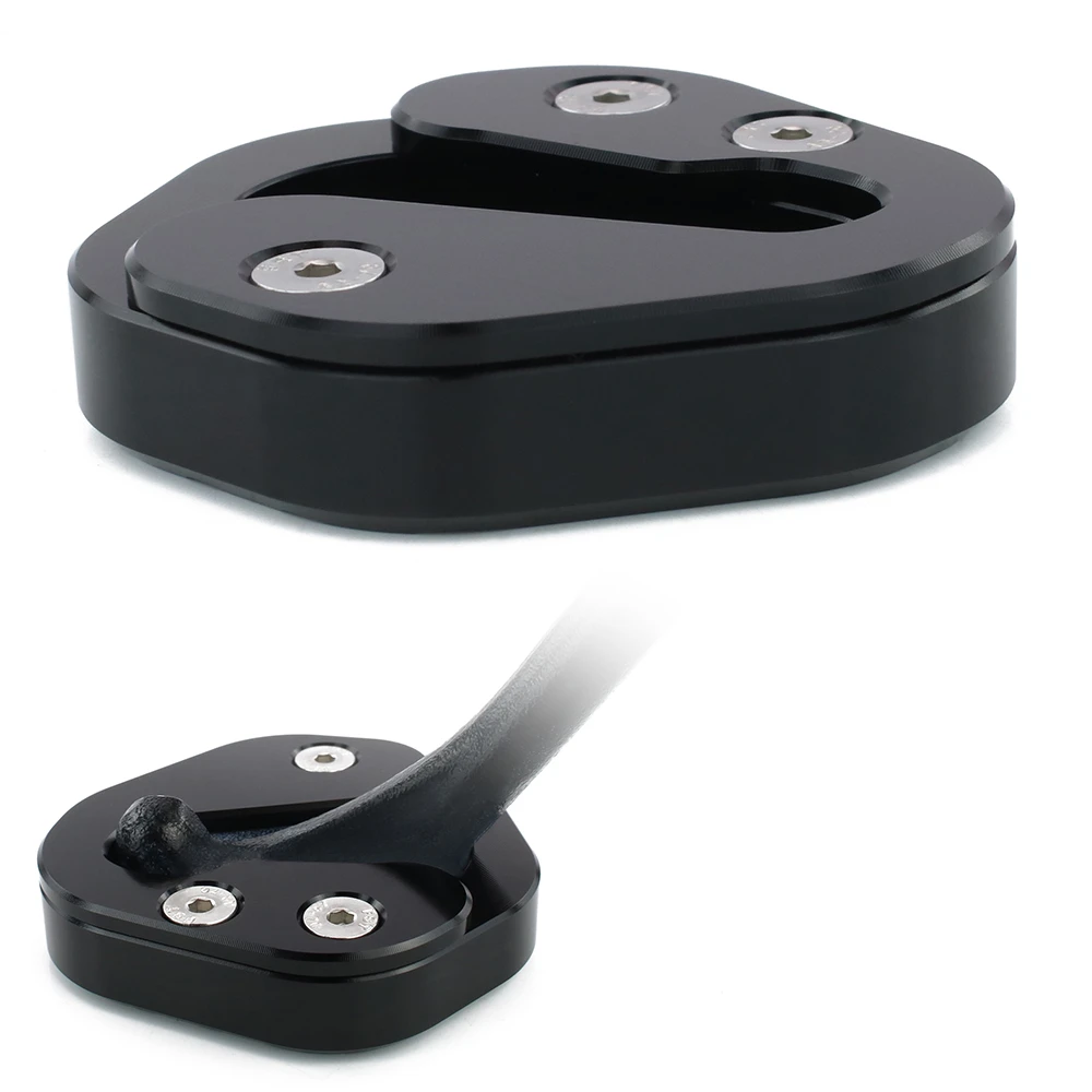Fit For Yamaha XJR1300 XJR 1300 2000-2013 Motorcycle Extension Side Stand Pad Plate Kickstand Shoe Kickstand Side Stand Enlarger