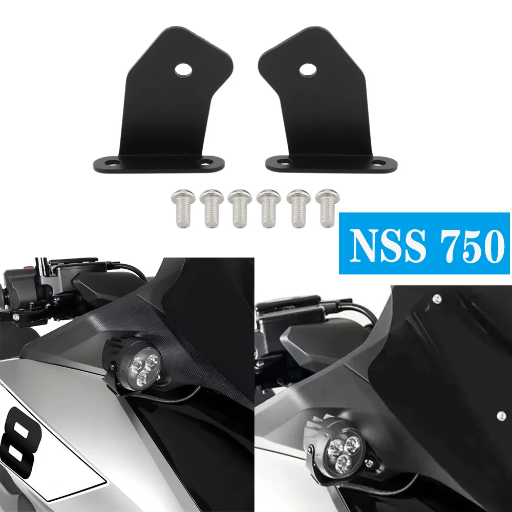 For Honda NSS 750 2021--2023 Motorcycle Fog Light Bracket LED Auxiliary Light Holder Mount Modified Accessories Support Stand