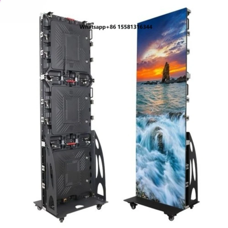 Outdoor Waterproof P2.5 LED Digital Signage Advertising Display Screen Mobile HD Seamless Spliced LED Outdoor Poster Screen