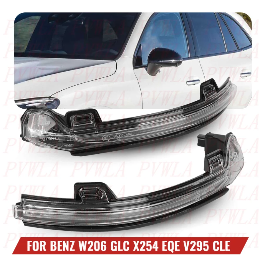 For Benz W206 X254 GLC EQE V295 CLE 2022 2023 2024 car LED Turn Signal Light Repeater Indicator A0999063703 A0999063803