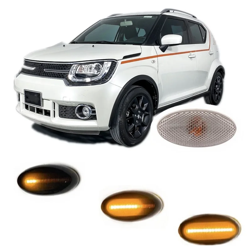 for Suzuki Ignis MK3 MF 2016 2017 2018 2019 Dynamic LED Indicator Side Marker Signal Light Repeater Sequential Lamp