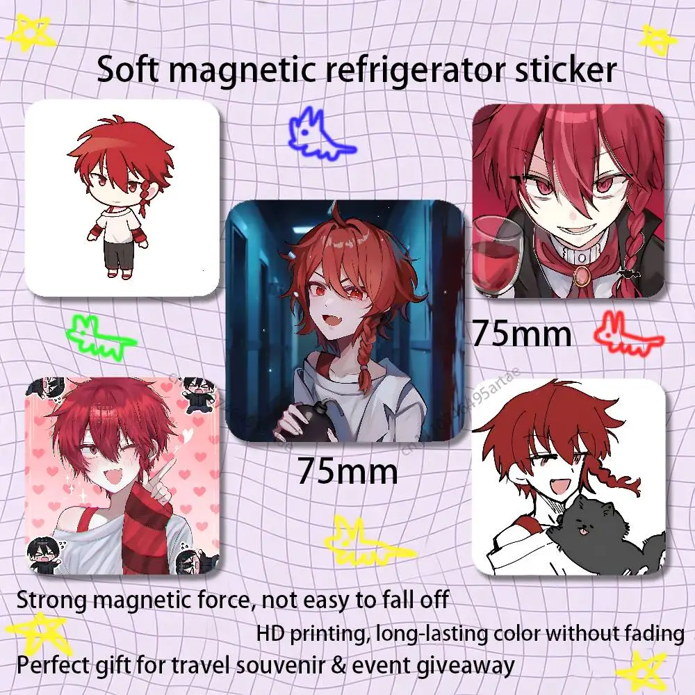 Zeno Remake Anime Fridge Magnet Personalized Magnetic Durable Plastic Square Picture Surface Fridge Magnets