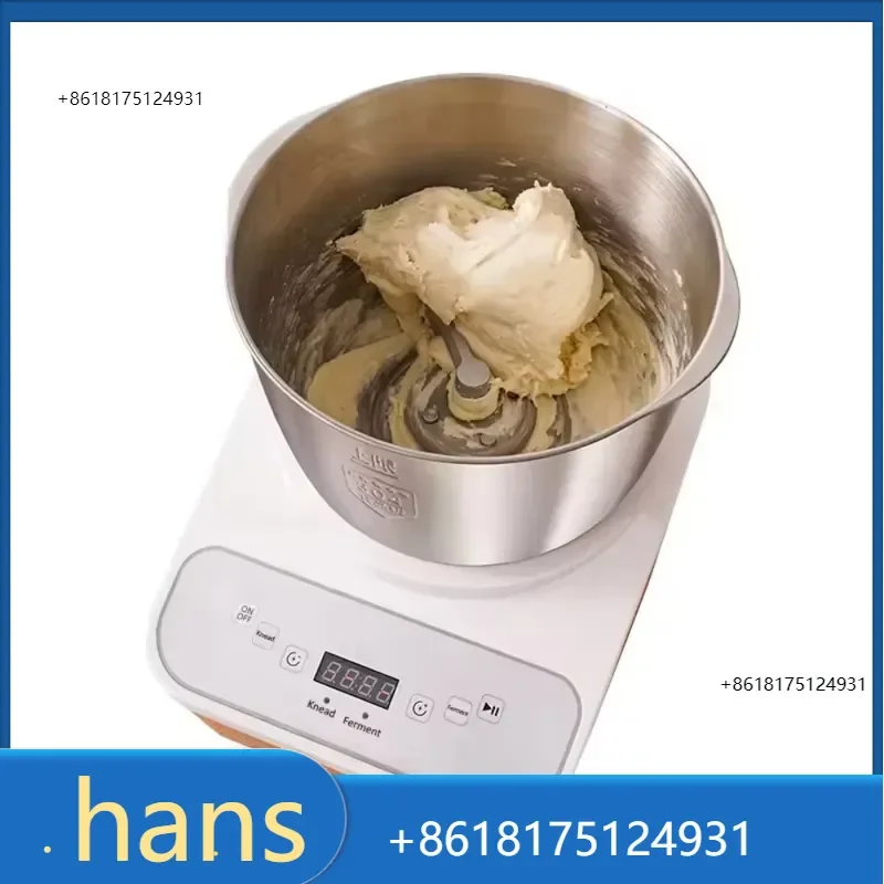 2026 Factory Direct Sales 5L Household Electric Automatic Flour Machine - Stainless Steel Bowl, Bread Flour Maker for Kitchen