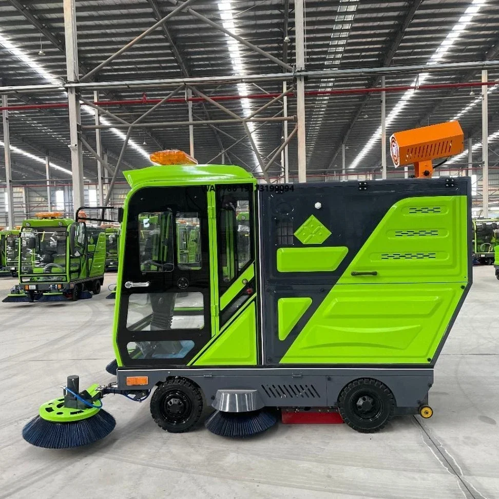 Best Price 48V Strong Dust Suction Ability Road Sweeper for Road Surface Easy to Operate Ride on Floor Cleaning Machine