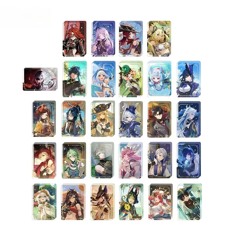Genshin Impact Baizhu Scaramouche Furina Citlali Cosplay Anime Acrylic Quicksand Desktop Ornament Game Official Gifts 
