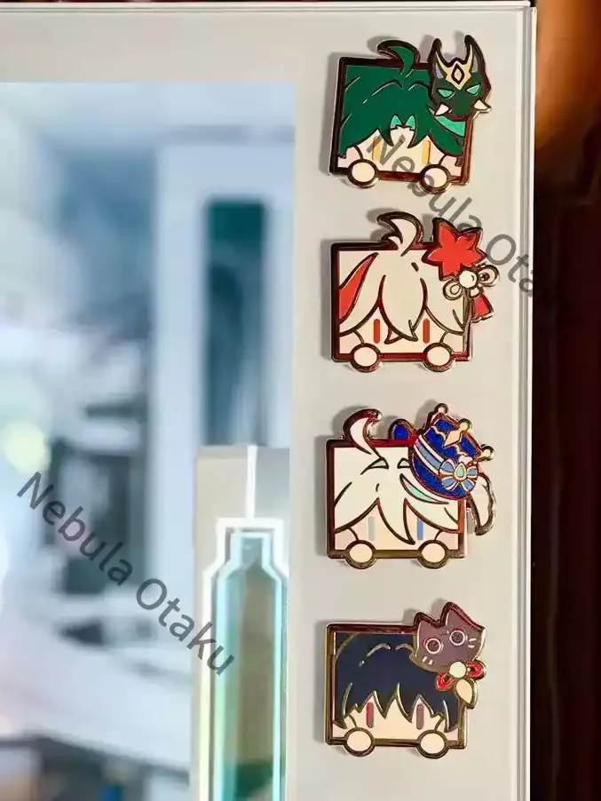 Genshin Impact Wanderer Scaramouche Furina Xiao Kaedehara Kazuha Fridge Magnet Colleagues Cosplay Delicacy Souvenir Ambitus Gift