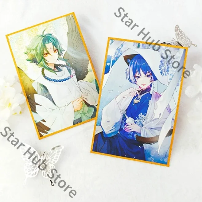 Genshin Impact Mavuika Furina Xiao Wanderer Scaramouche Coloured Paper Cosplay Colleagues Exquisite Game Related Products Gifts