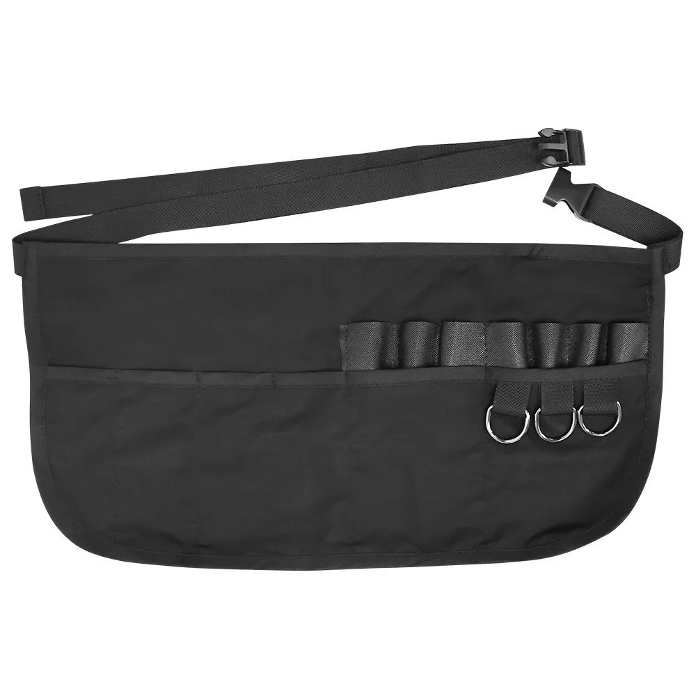 Professional Cosmetic Makeup Brush Holder Artist Belt Strap Waterproof 2 Arrays Apron Bag Anti-static Storage Apron