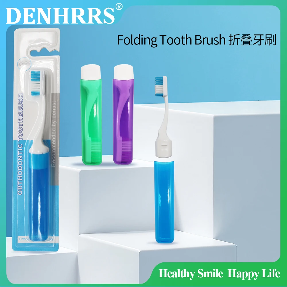 1/3Pcs Travel Tooth brush Outdoor Portable Folding Tooth Brush Traveling Toothbrushes for Adults