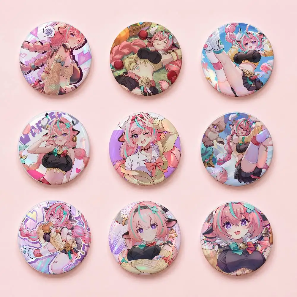 Varesessa – Gesnesshin Impact Fashion Button Badge Pin Set Cool Anime Game Cartoon Music Design Brooch For Backpack Clothes
