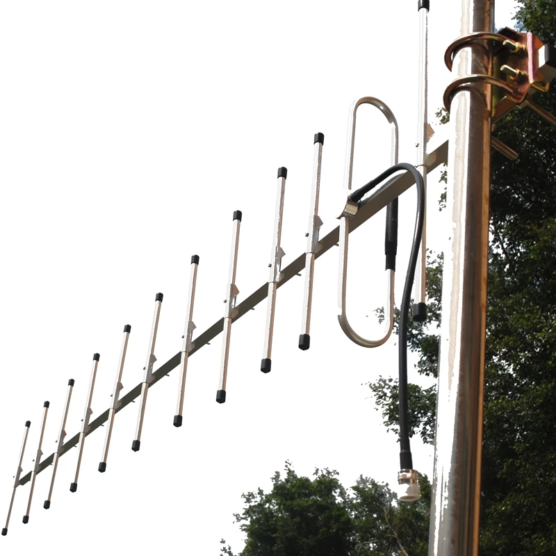 HAM Radio 435M High Gain Yagi Antenna 12 Elements 400-470MHz Repeater N Female UHF 430-440MHz Station Aeria 433M