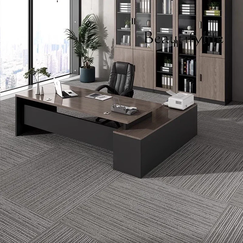 JY Aesthetic Office Desk Study Desktop Corner Luxury Student Organizer Multifunction Office Desk Reception Biurko Trendy Furnitu