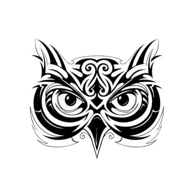 Car Sticker Owl Pattern Anime Stickers Sunscreen and Waterproof Accessories PVC Exterior Parts Vehicle Supplies Personality,