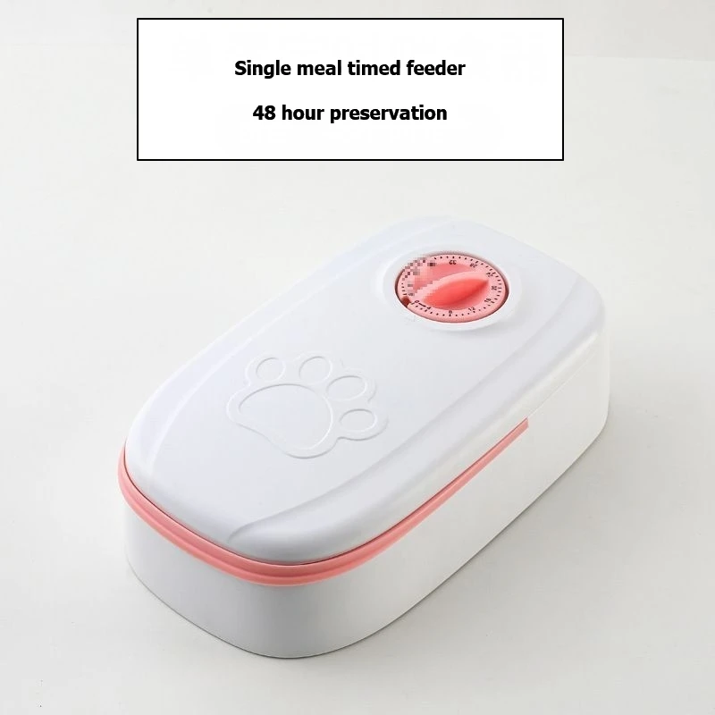 Dog Feeder Cat Automatic Feeding Water Bowl with Timer Pet Food Storage Dispenser Container Pet Puppy Kitten Accessories