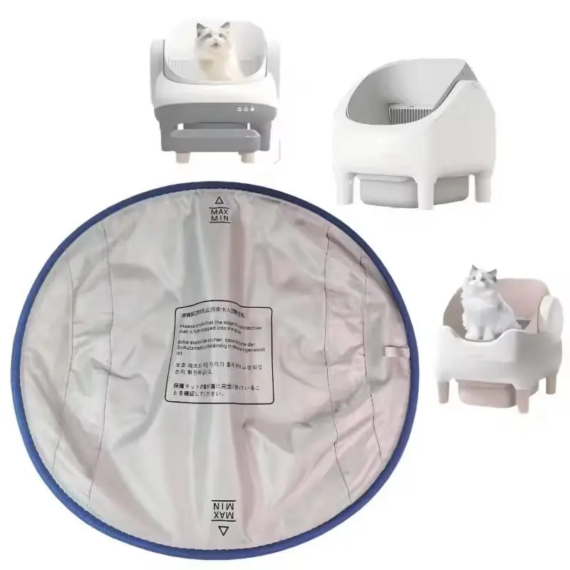Things for Cats Cat Toilet Pet Stuff Replacement Washable Fabric Pad for Automatic Cat Litter Box Accessories Cat Supplies