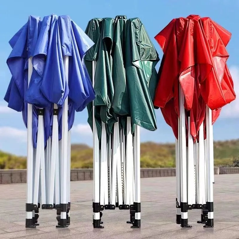 rainproof tent Four-foot canopy out-of-home advertising Sun shade for exhibition stalls Rain shelter Retractable folding canopy