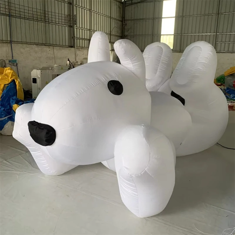 Commercial custom colorful cartoon dog inflatable, high quality custom logo and size for out-of-home advertising decoration