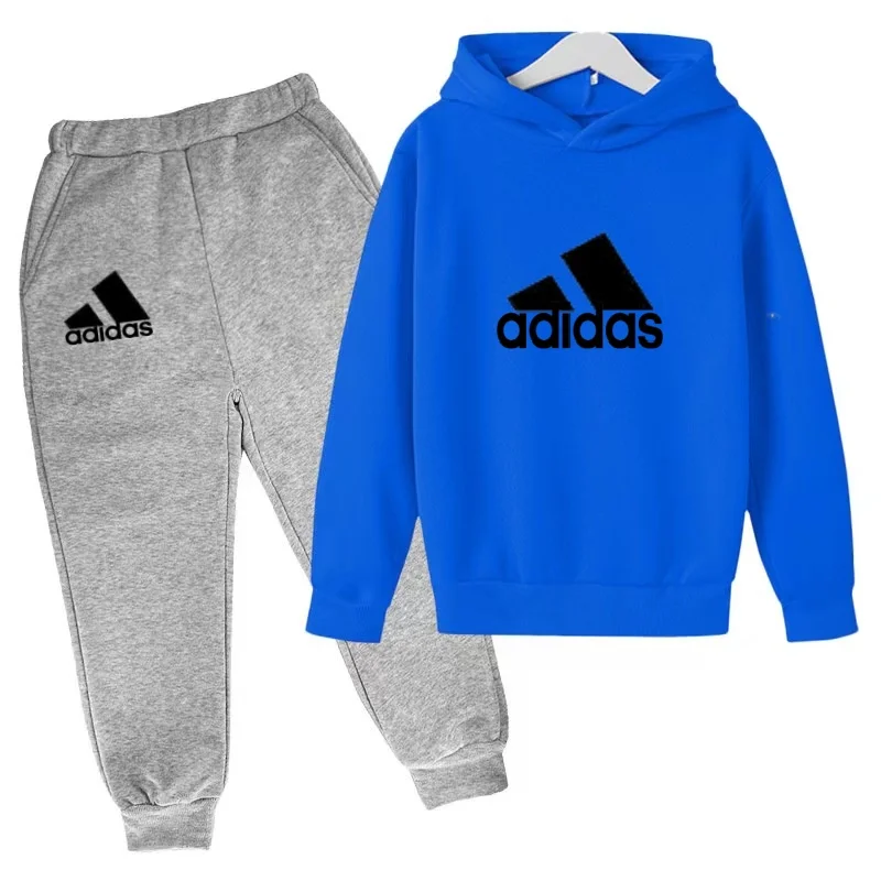 Latest Children's Sportswear Brand-Hoodie Jacket T-shirt+pants-Comfortable and Loose Fi -Suitable for Boys and Girls Aged 3 To13