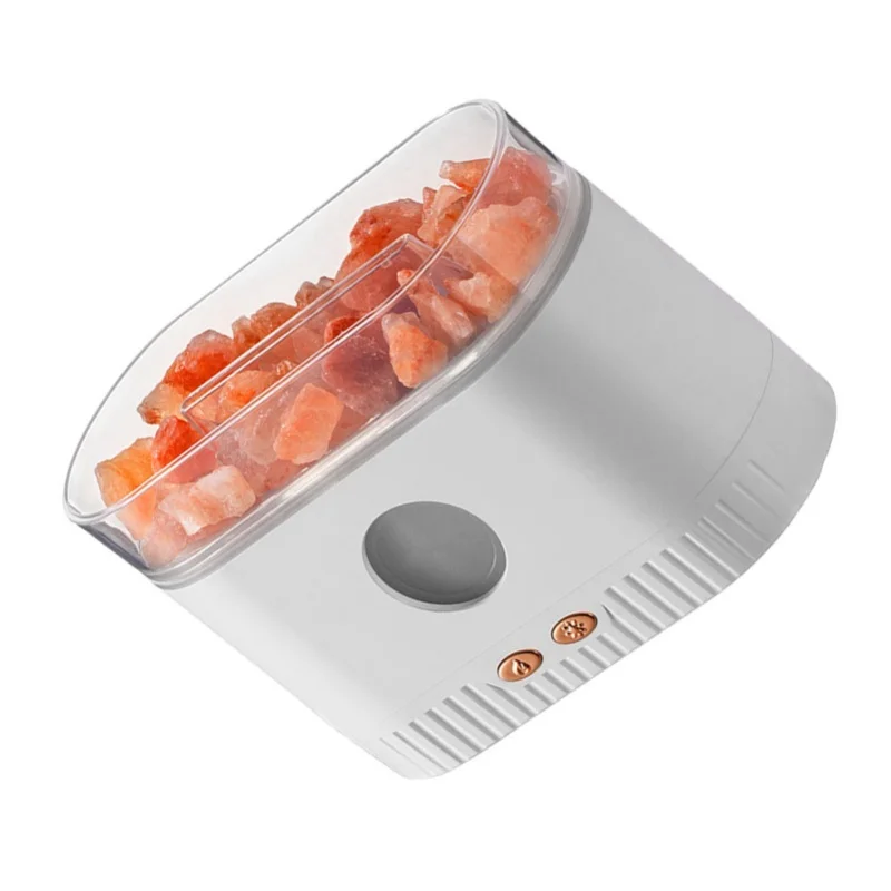 200ml Portable USB Aroma Diffuser Mini Salt Crystal Lamp Essential Oil Diffuser Air Humidifier For Bedroom Office Home