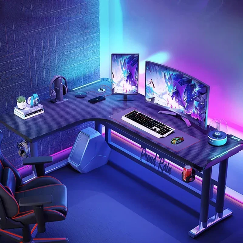 Storage Gaming Computer Desks Mouse Pad Monitor Stand Office Organizers Table Pc Keyboard Mesas De Computador Home Furniture