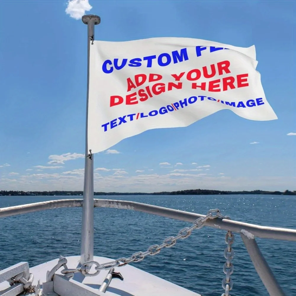 Custom Flags One Side Digital Printing, Custom Flag Customizable Gifts Personalized Flag Custom Flag 3X5Ft 2X3Ft 1X1.5Ft Banner