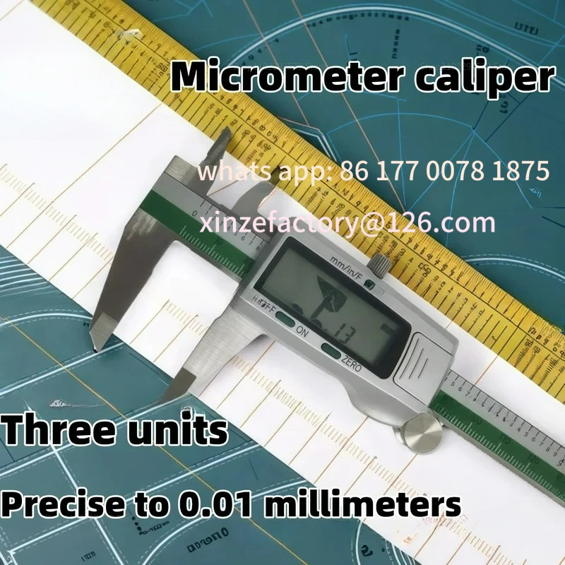 Customizable 150mm Stainless Steel Digital Caliper High Precision 0.01mm Thickness Gauge Inch Fraction Caliper for Accurate