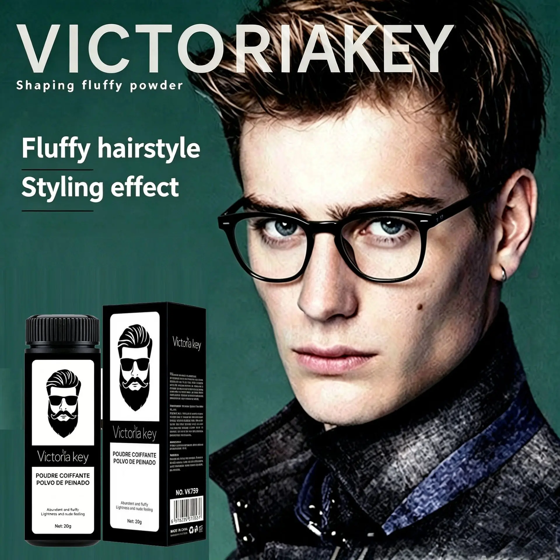 Hair Bangs Oil Removal Fluffy Powder Oil Head Oil Control Men's and Women's Styling Powder Leave-in Spray Styling