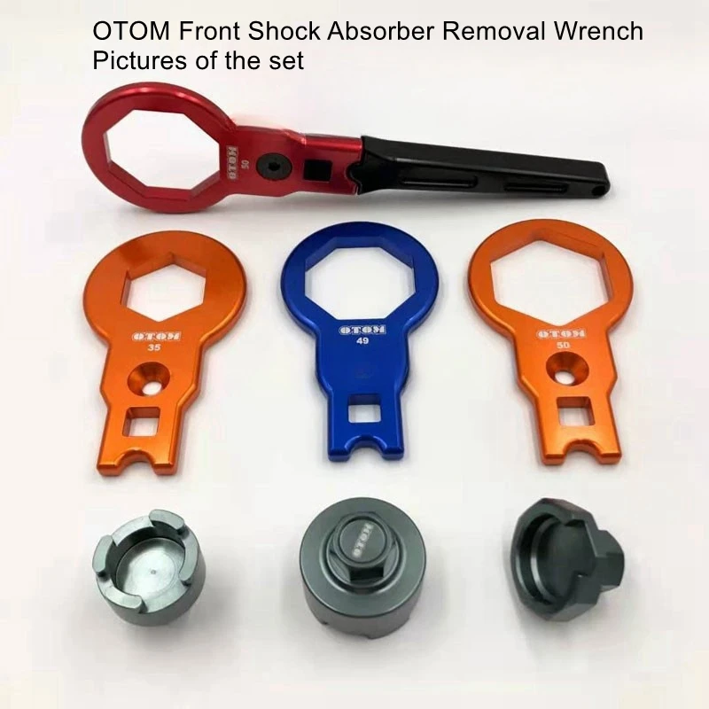 Motorcycle Shock Repair Tool WP Shock Removal Wrench Oil Seal Installation Tool Off-Road Street Bike Big Row