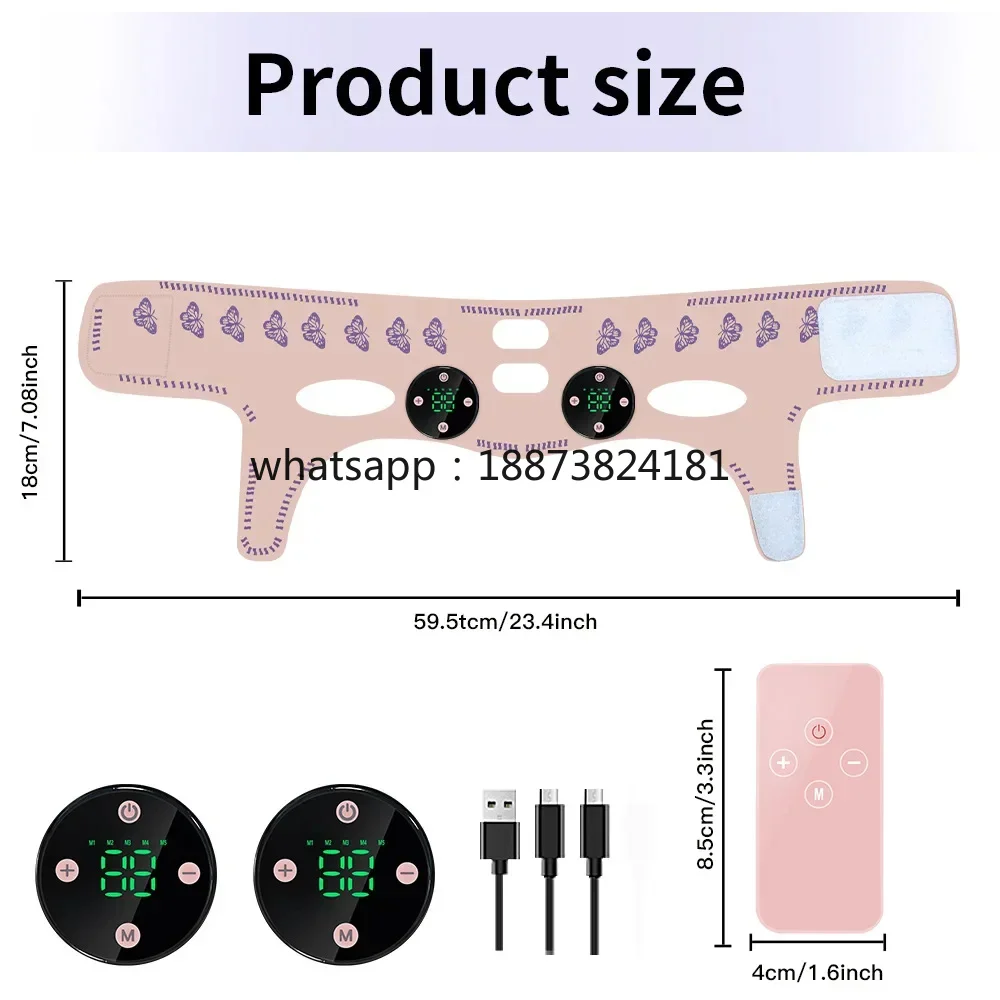 Face Lifting Mask Facial Slimming Strap USB Face Lift Belt Chin Cheek Lift Massage Beauty  Line fast shipping