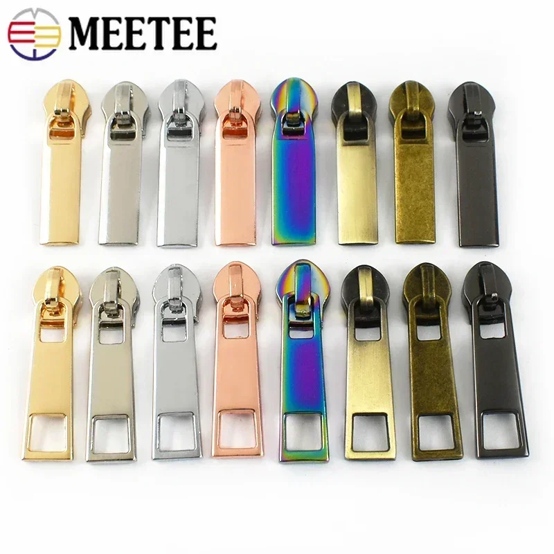 20Pcs 5# Nylon Zip Slider Puller Luggage Easy Repair Zipper Pull Jacket Zippers Head Bag Zips Pulls Closure Replacement Sewing