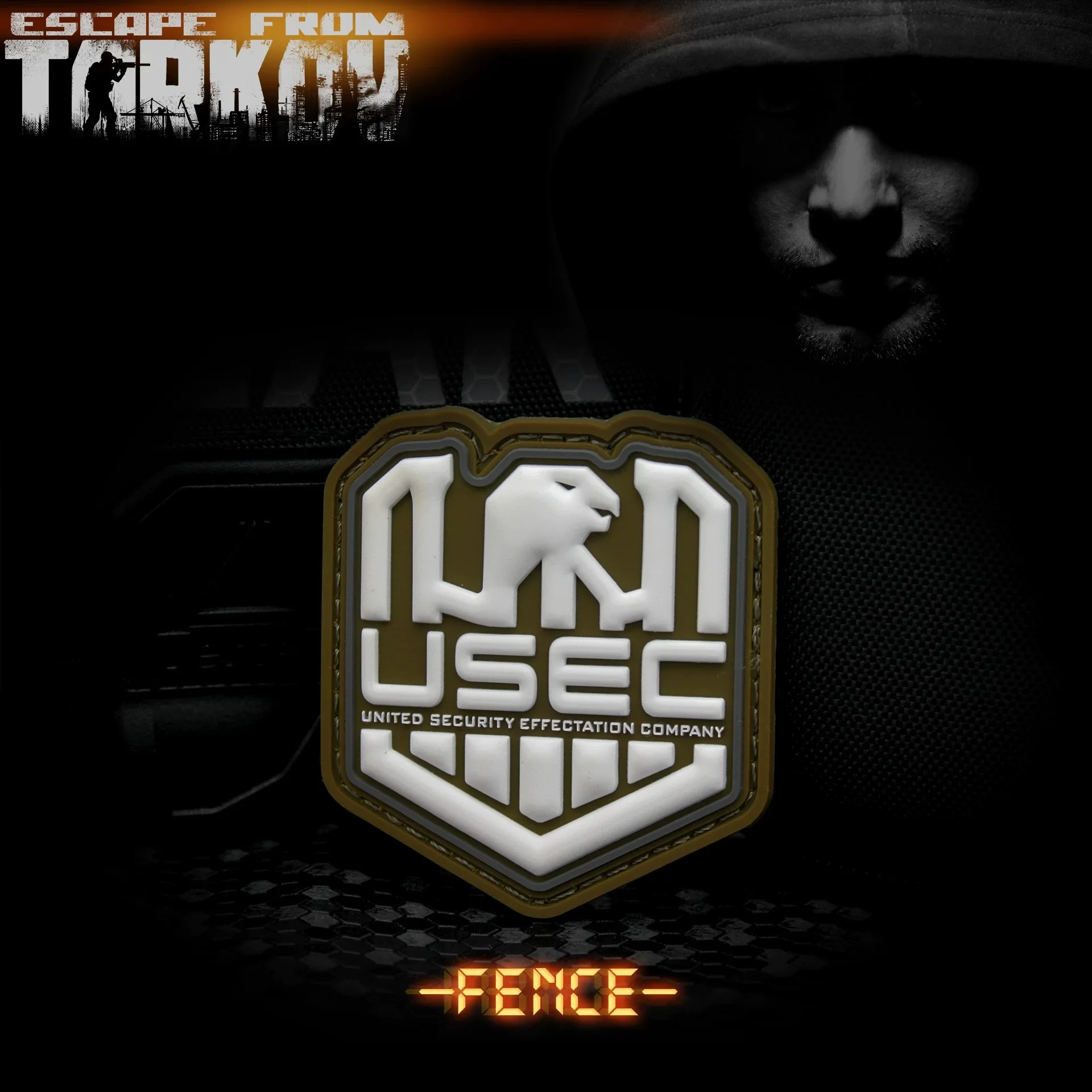 Russia Escape From Tarkov PVC Tactical Patch Luminous Hook&Loop Patches Military USEC BEAR Morale Badge Armband Backpack Sticker