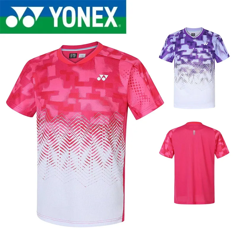 YONEX High Quality Junior Badminton Shirt Men's and Women's Top Breathable Speed Drying Competition Dress Training Dress