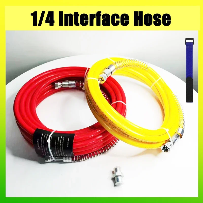 High Pressure 1/4 Interface Airless Spray Explosion-proof Hose 5800PSI Paint Sprayer Spare Part Hose for Airless Paint Sprayer