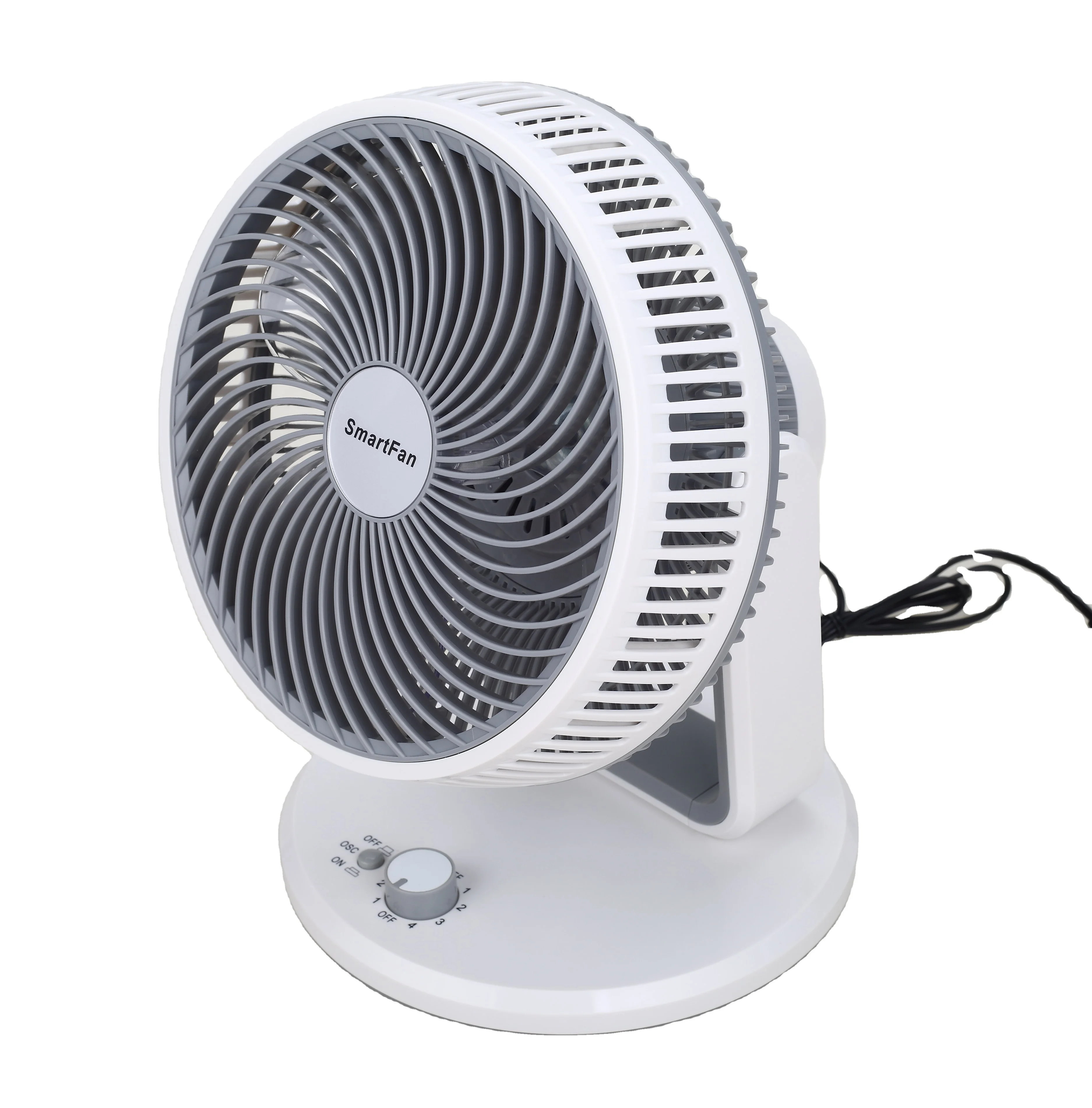 Wholesale Table Fan 8m/s High Speed 10 Inch Electric Turbo Air Circulating Fan Home Portable 2D Oscillating Air Circulation Fan