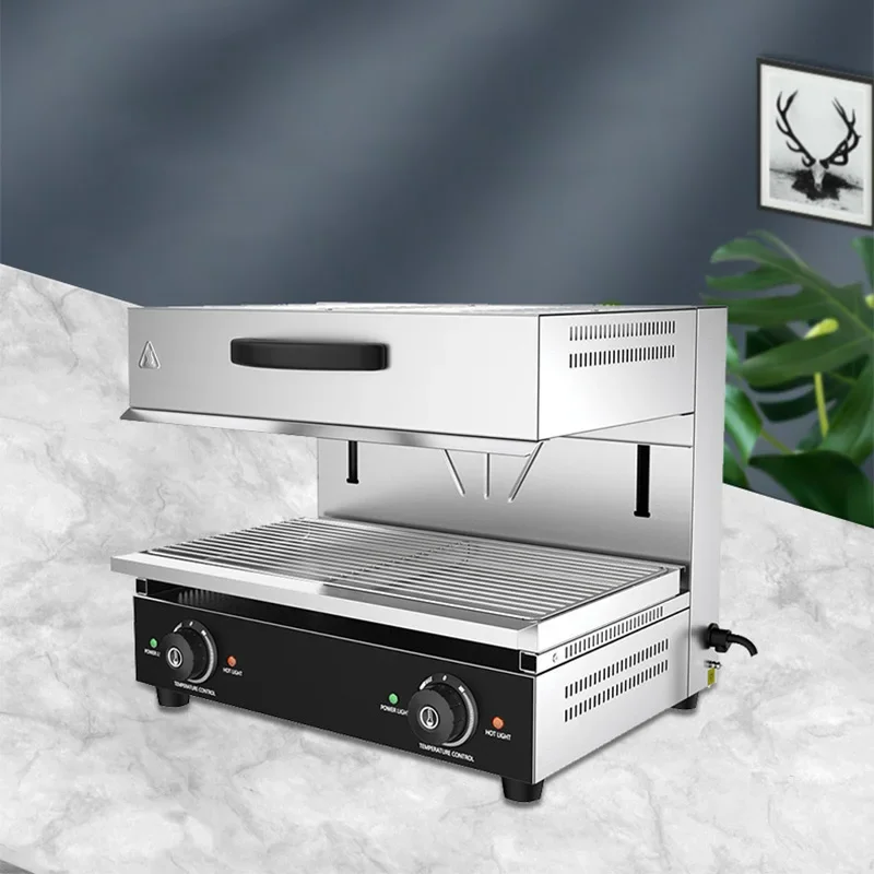 110V/220V Adjustable-Height Stovetop Grill, Electric Barbecue and Cooking, U-Shaped Heating Elements, Electric Steak(Customized)