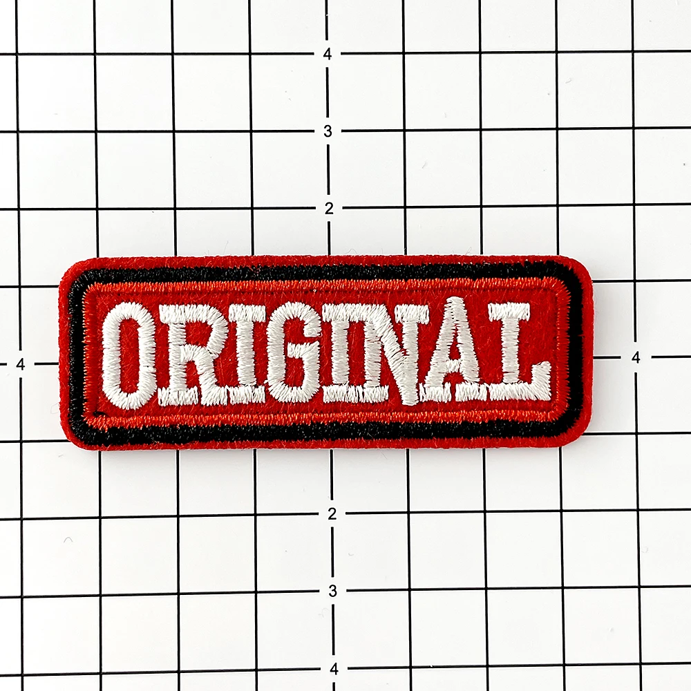 ORIGINAL Cloth Badges Mend Decorate Patch Jeans Bag Hat Clothes Apparel Sewing Decoration Applique Badge Patches