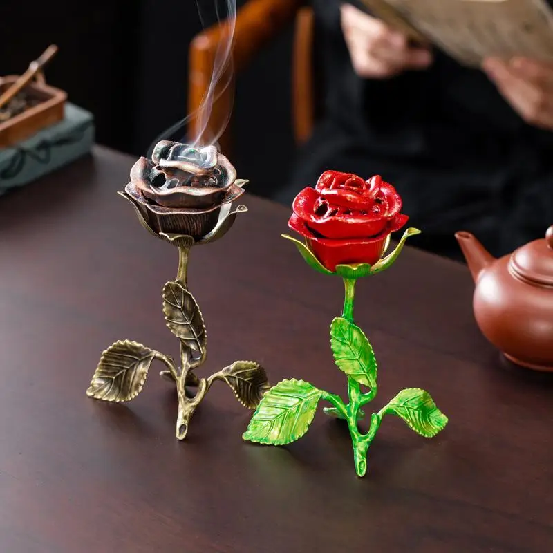 Rose Aromatherapy Diffuser - A novel decorative item, perfect for meditation, yoga, home decoration Valentine's Day gift