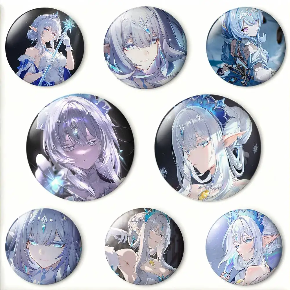 O-Odette G-Genshin I-Impact Badges 25 32 44 58 75 mm Round Fans Collect Friends Gifts Brooch Souvenir