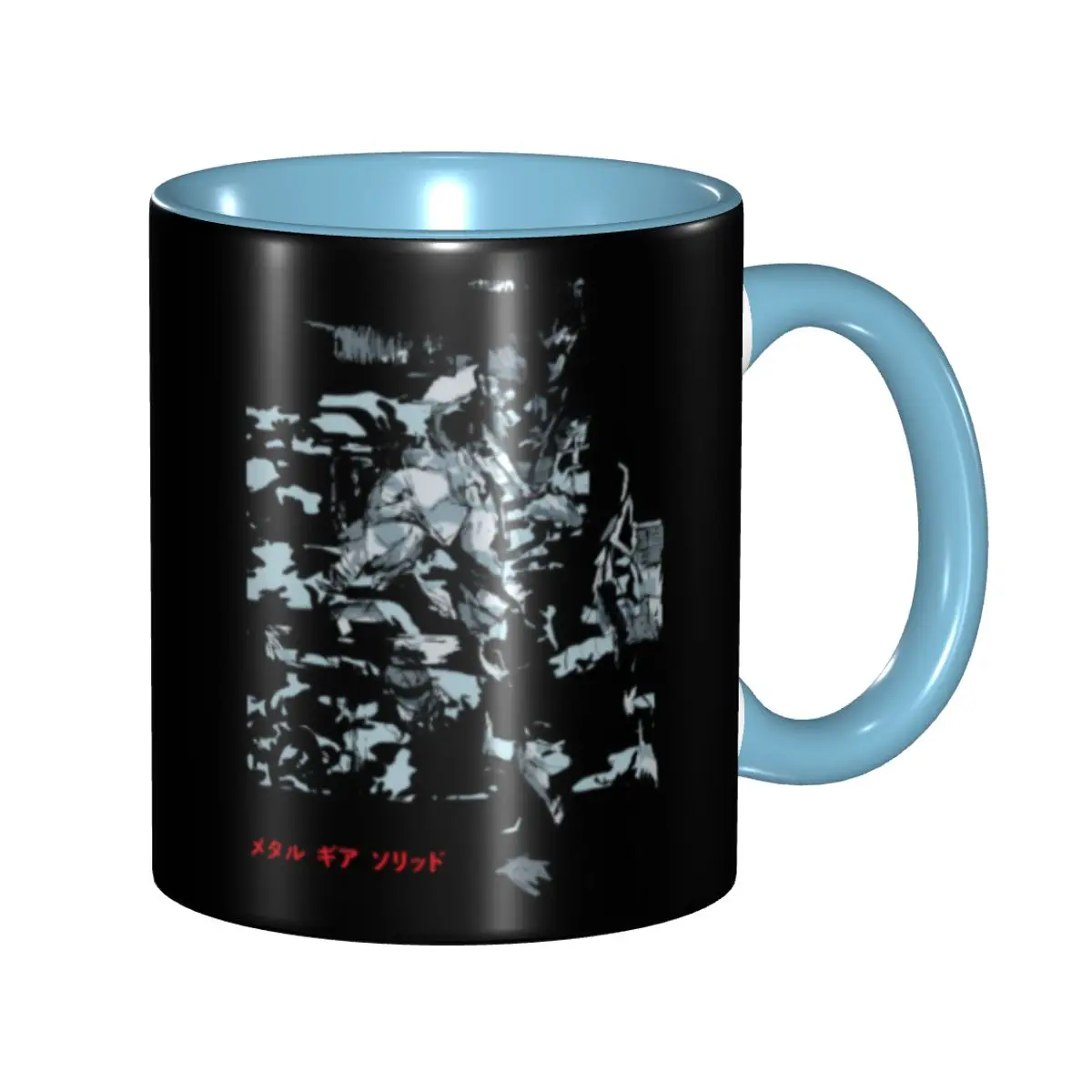 Customized Funny M-Metals G-Gears Coffee Mug DIY Action Adventure Video Game Ceramic Mug Cup Creative Present