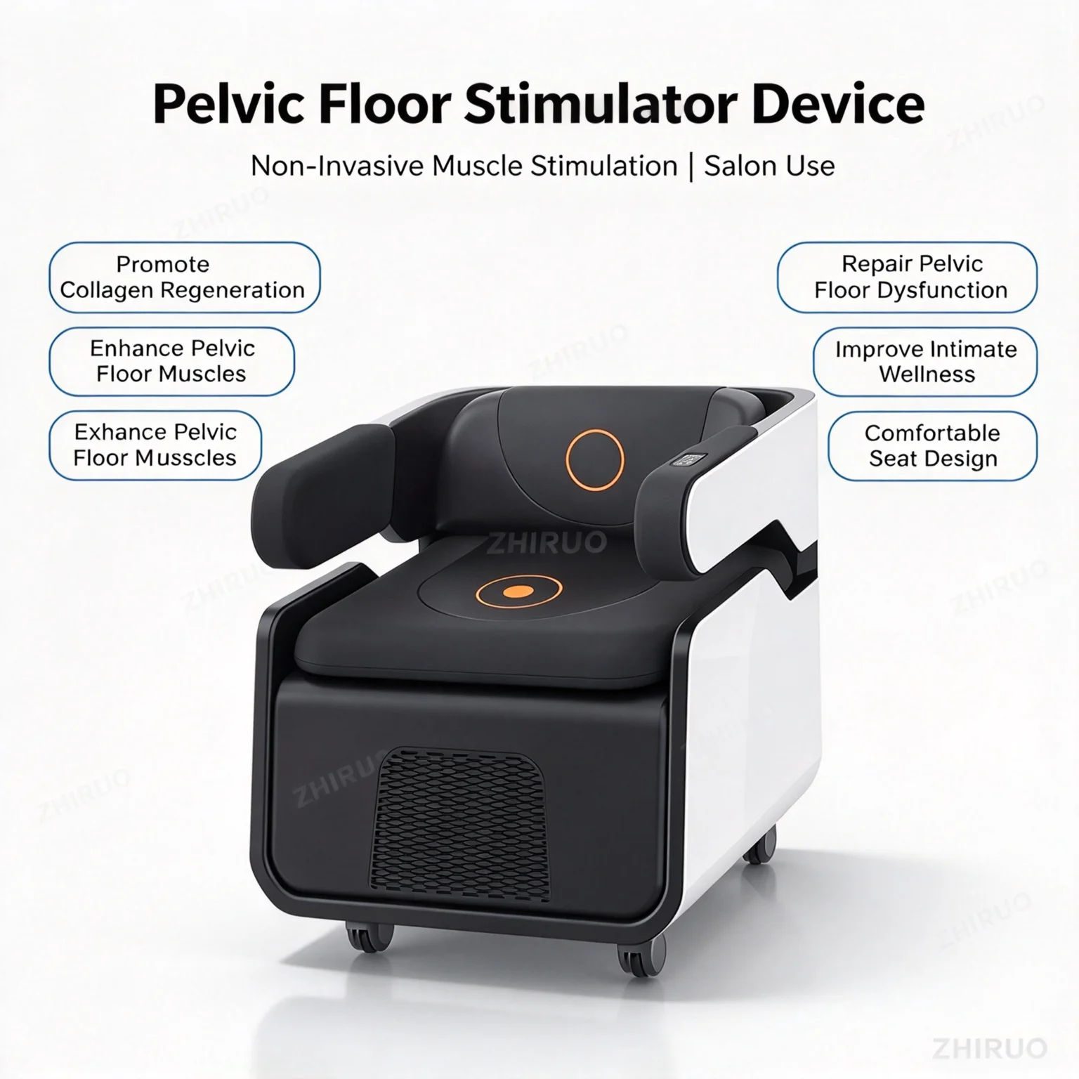 Building Chair - Home Fitness Recovery Equipment for Pelvic Floor Muscle Rehabilitation Postpartum Training