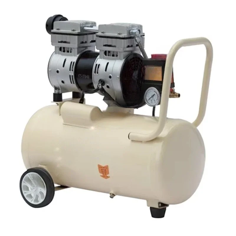 Factory Wholesale Price 550W-30L Silent Oil-free Small Piston Air-Compressors Lower Noise High Pressure Portable Air Compressor