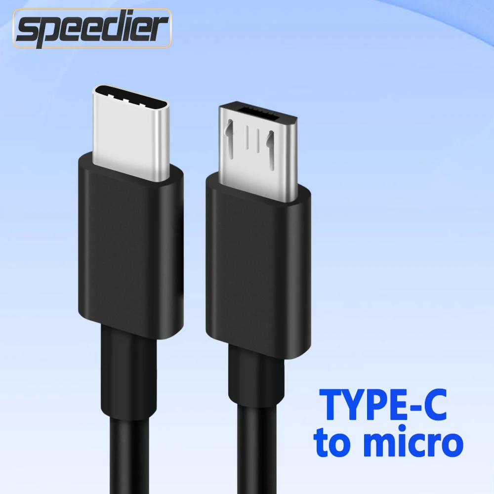 USB 3.1 Type-C To USB Micro B 5Pin Cable USB C To Micro 2.0 Data Connector Adapter for Smartphone Laptop PC OTG C Type Phone 1M