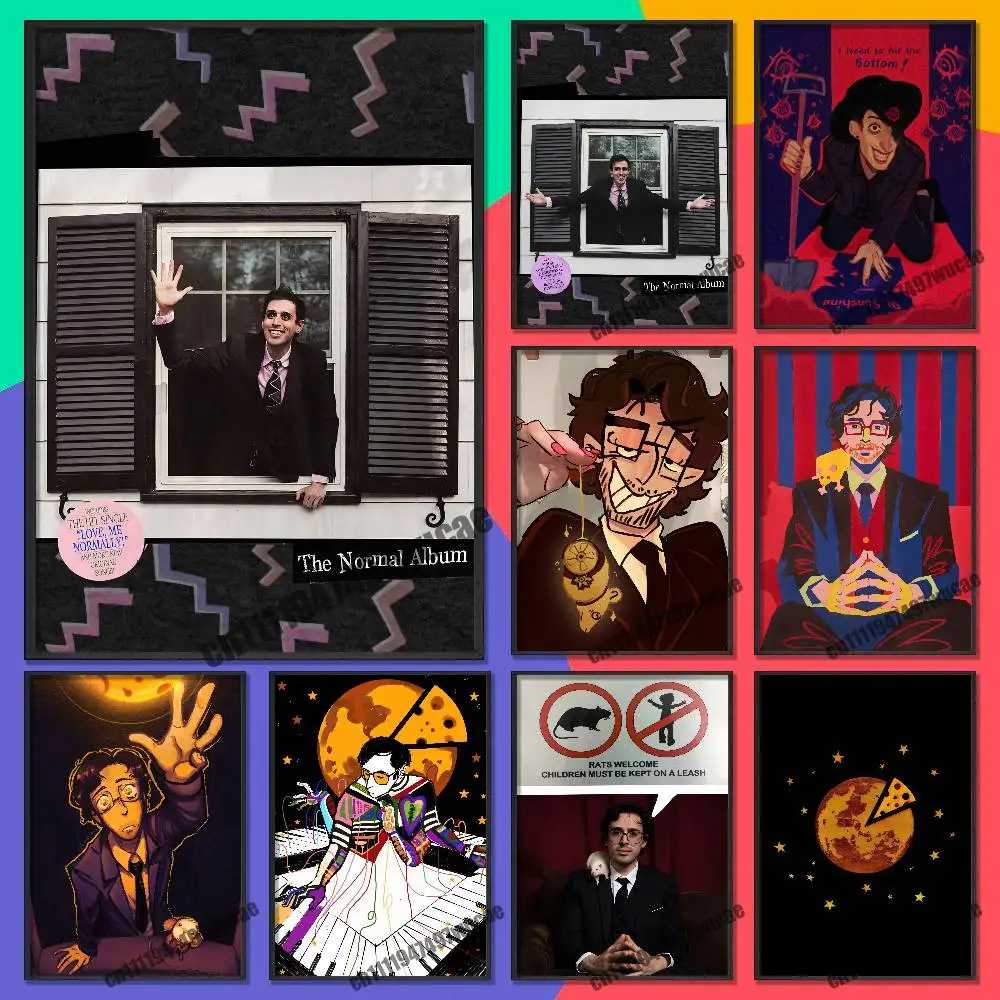 For W-Will Wood The Normal Album Poster Sticker Paper Bars Custom Self-adhesive Ornament Collectibles Playbill Cover