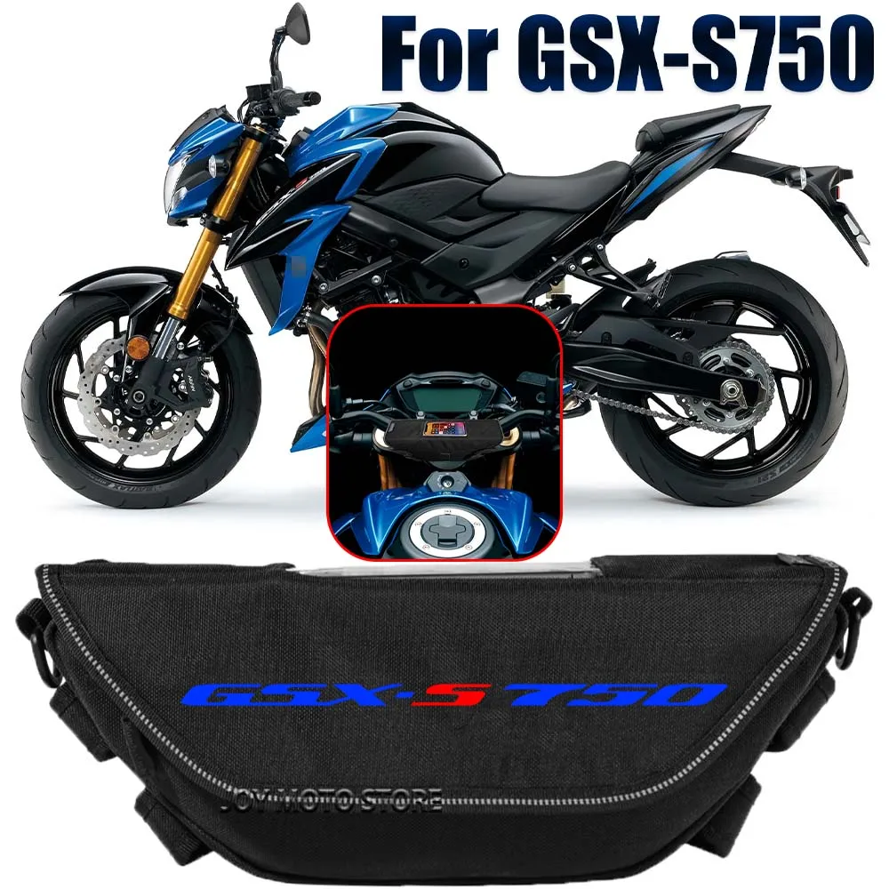 For GSX S750 Motorcycle Accessories Tools Bag Waterproof and Dustproof Convenient Travel Handlebar Bag