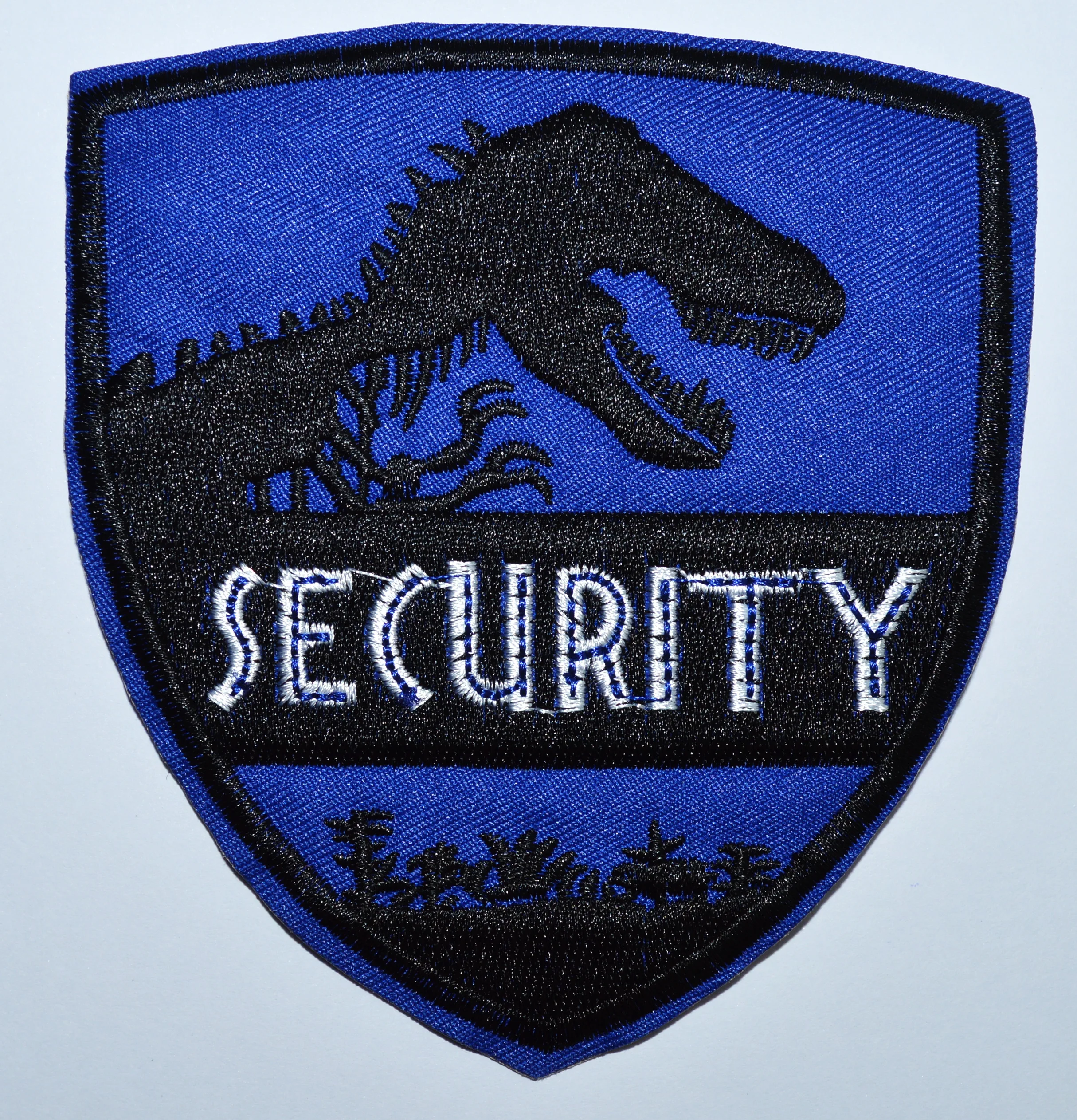 Jurassic Security Movie Logo Embroidered Iron-on Patch Applique Gift Holiday Park(≈10.3 * 11.3） cm