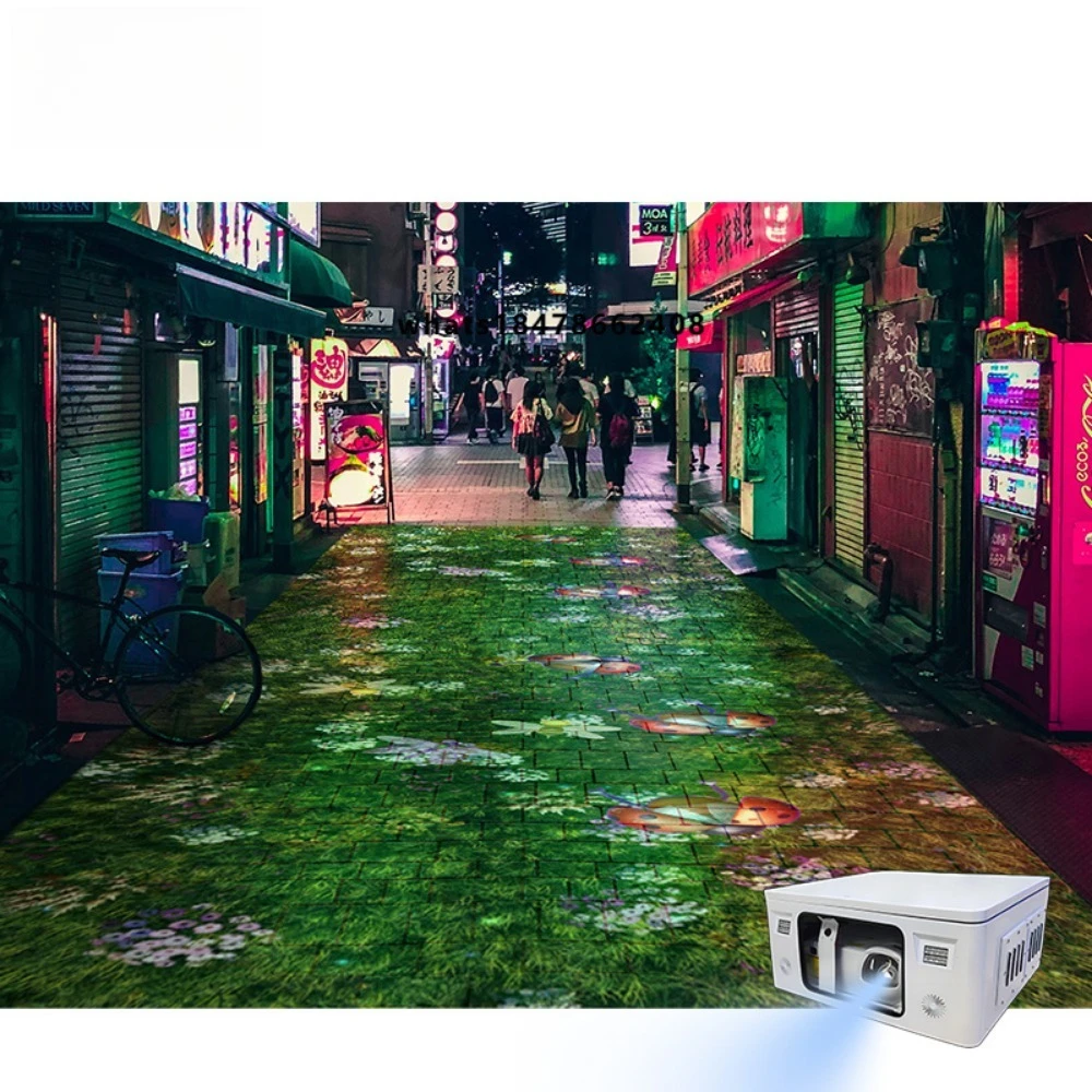 Hot Sale Outdoor Advertising Projector Interactive Floor Game Projection System
