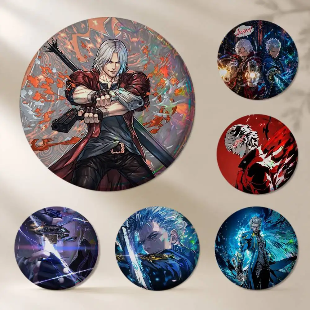 Devil May Cry DMC Nero Cool Brooches Cartoon Badge Pins Backpack Hat Accessories Friend Gift