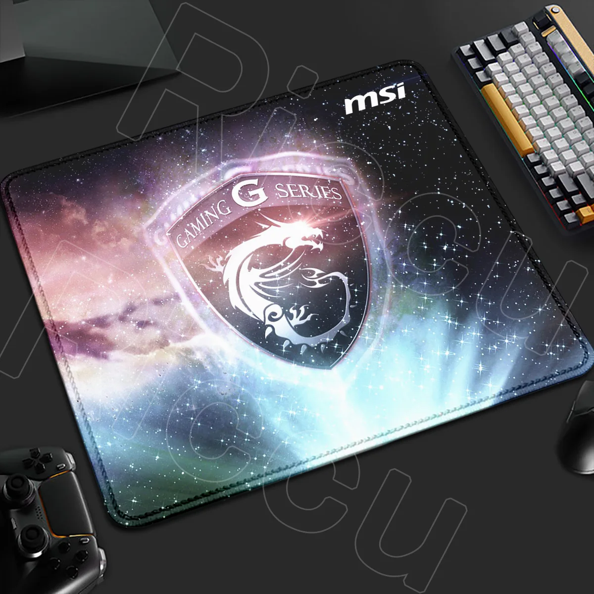 18x22cm Small Computer MSI Desk Mouse Pad Portable Gaming Anime Carpet Xs Rubber Non-slip Cushion Lock Edge Durable Keyboard Mat